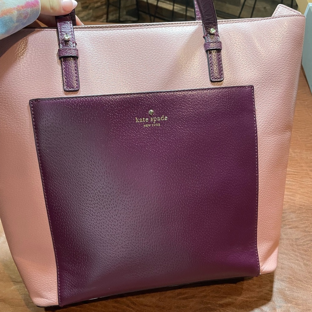 191 Kate Spade Pink and Purple Tote